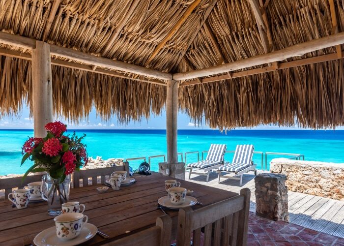 oceanfront villa bonaire op de maze